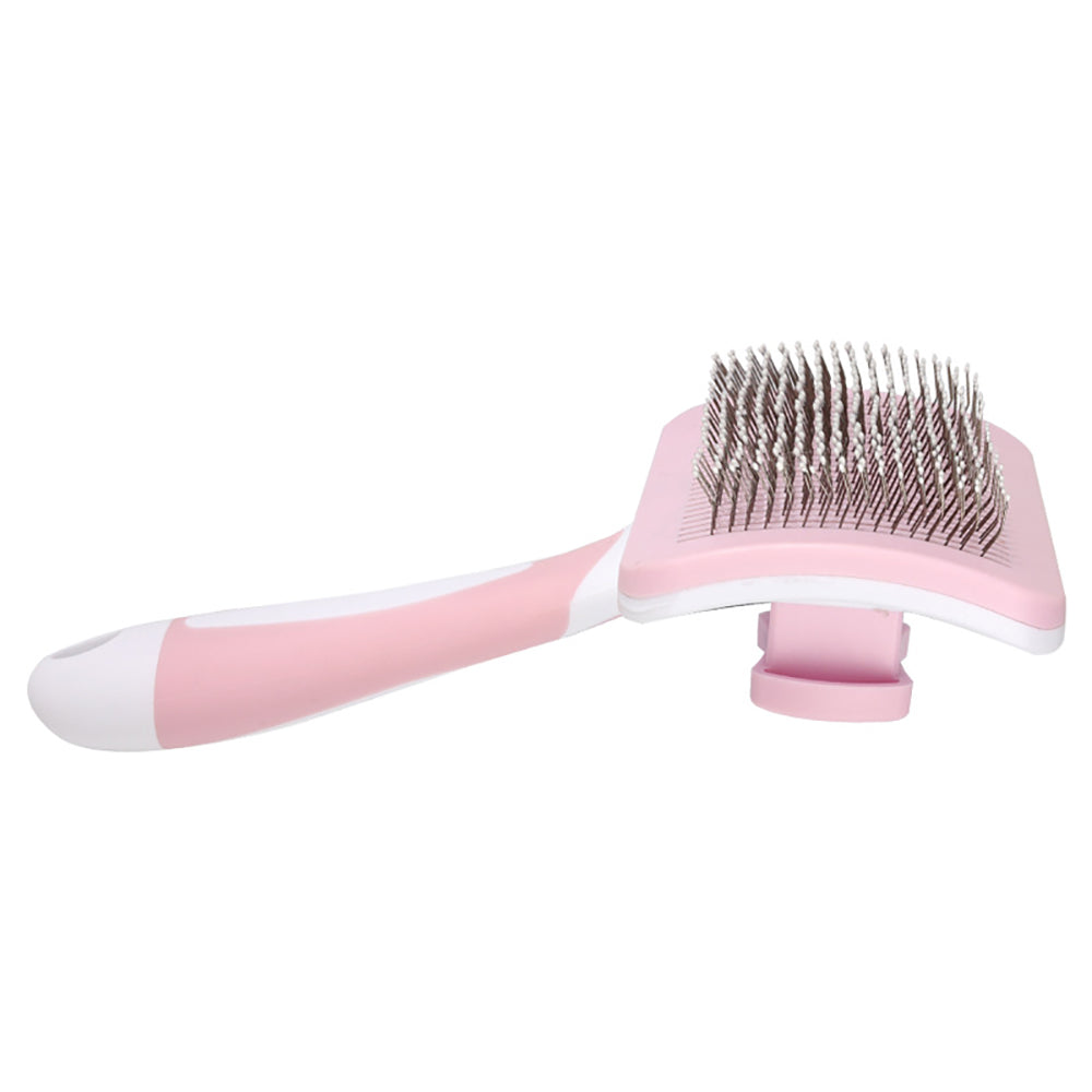 Self-Cleaning Pet Grooming Brush for Dogs & Cats – Hair Removal Slicker Comb