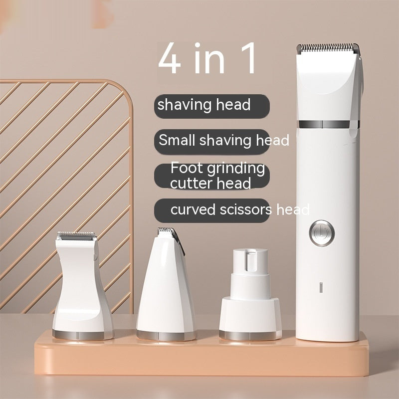 3-in-1 Rechargeable Pet Grooming Kit – Hair Clipper, Paw Trimmer & Nail Grinder