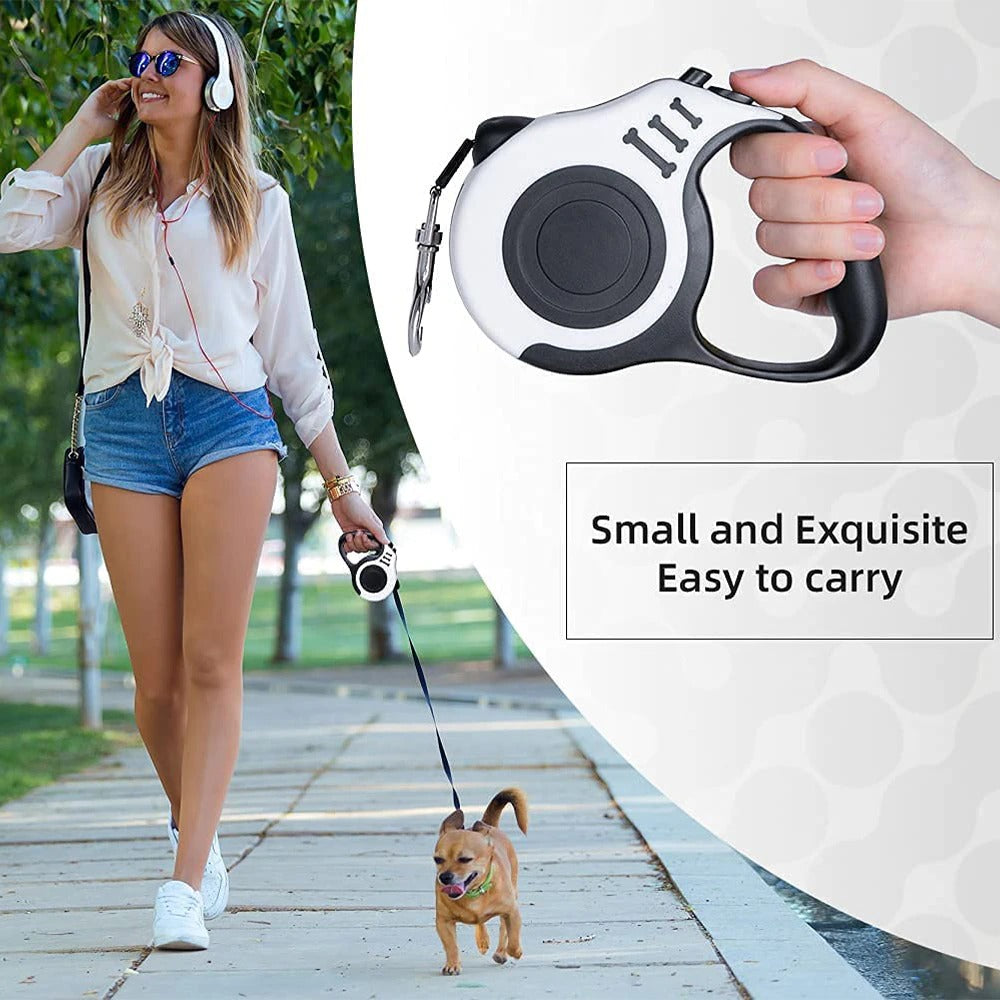 Durable Retractable Dog Leash – 5m Automatic Extension Lead