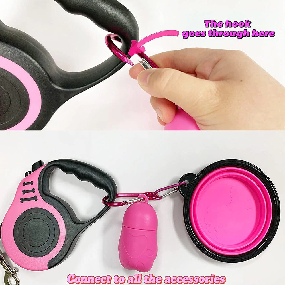 Durable Retractable Dog Leash – 5m Automatic Extension Lead