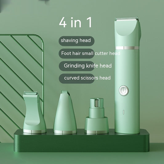 3-in-1 Rechargeable Pet Grooming Kit – Hair Clipper, Paw Trimmer & Nail Grinder